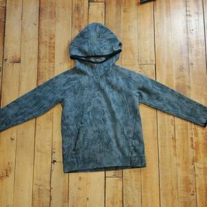 Old Navy hoodie size 8 Gray black tie dye activewear cotton spring unisex